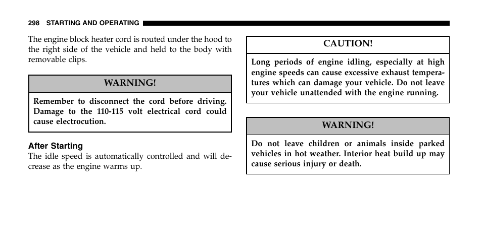 Dodge 2006  Ram Pickup 2500 User Manual | Page 298 / 536