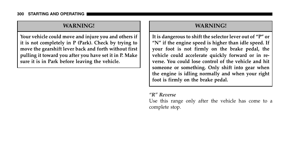 Dodge 2006  Ram Pickup 2500 User Manual | Page 300 / 536