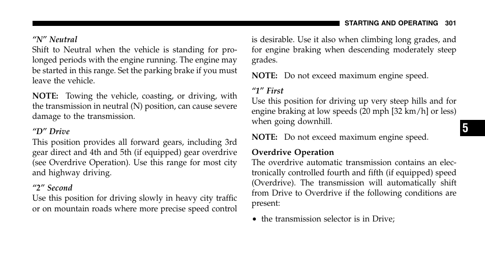 Dodge 2006  Ram Pickup 2500 User Manual | Page 301 / 536