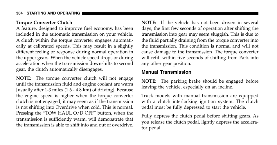 Dodge 2006  Ram Pickup 2500 User Manual | Page 304 / 536