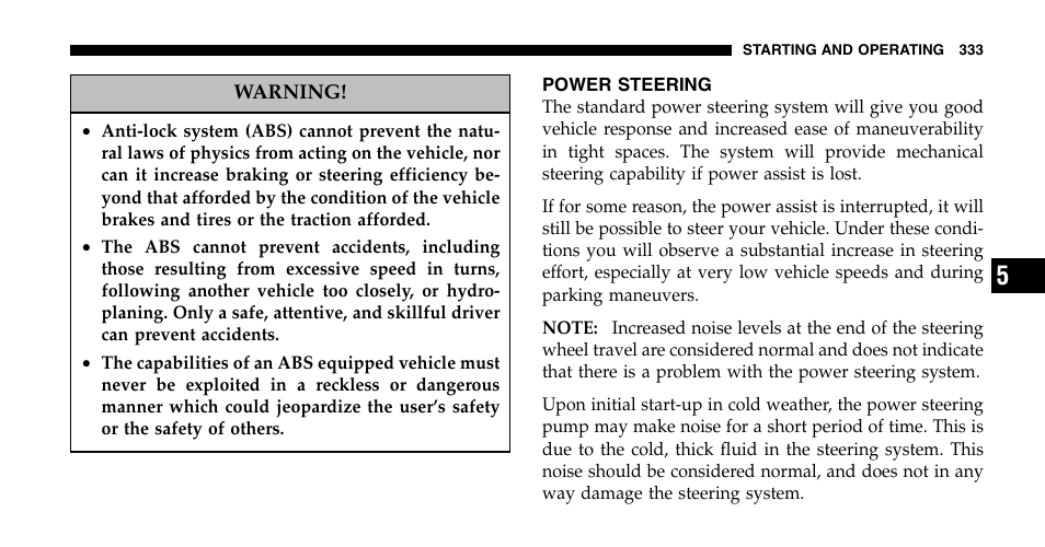 Dodge 2006  Ram Pickup 2500 User Manual | Page 333 / 536