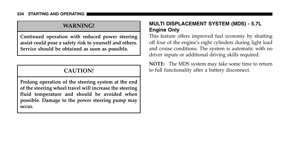 Dodge 2006  Ram Pickup 2500 User Manual | Page 334 / 536