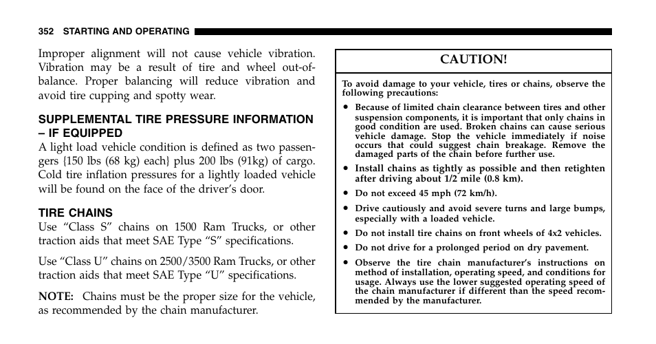 Dodge 2006  Ram Pickup 2500 User Manual | Page 352 / 536