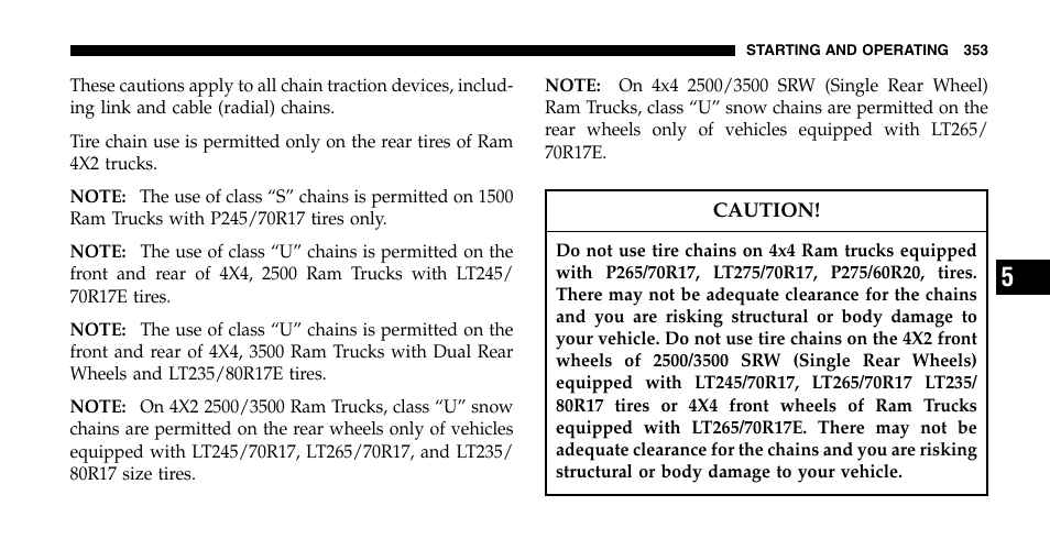 Dodge 2006  Ram Pickup 2500 User Manual | Page 353 / 536