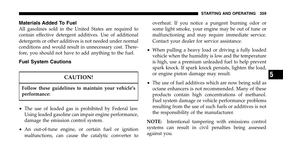 Dodge 2006  Ram Pickup 2500 User Manual | Page 359 / 536