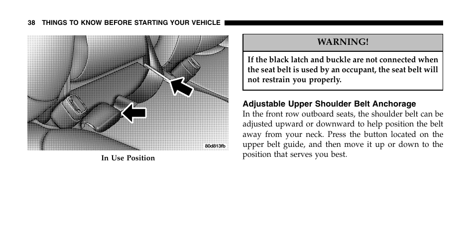 Dodge 2006  Ram Pickup 2500 User Manual | Page 38 / 536