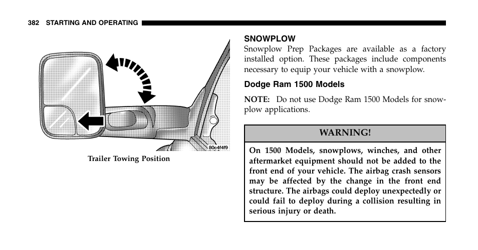 Dodge 2006  Ram Pickup 2500 User Manual | Page 382 / 536