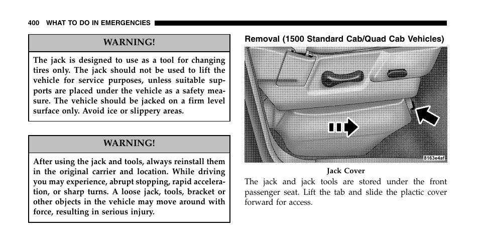 Dodge 2006  Ram Pickup 2500 User Manual | Page 400 / 536