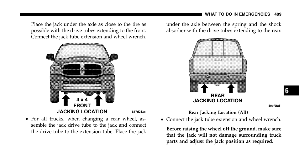 Dodge 2006  Ram Pickup 2500 User Manual | Page 409 / 536