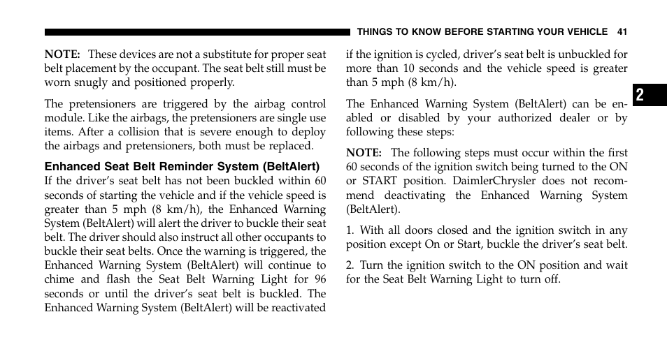 Dodge 2006  Ram Pickup 2500 User Manual | Page 41 / 536