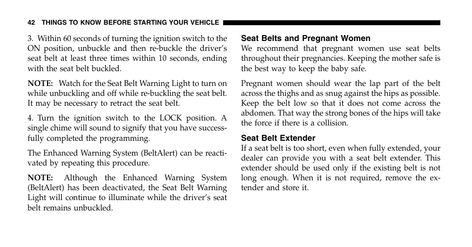 Dodge 2006  Ram Pickup 2500 User Manual | Page 42 / 536