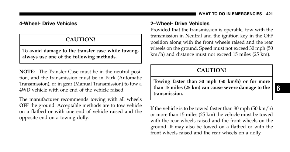 Dodge 2006  Ram Pickup 2500 User Manual | Page 421 / 536