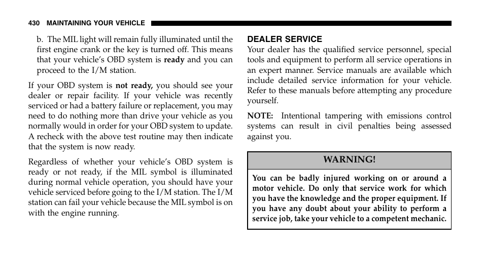 Dodge 2006  Ram Pickup 2500 User Manual | Page 430 / 536