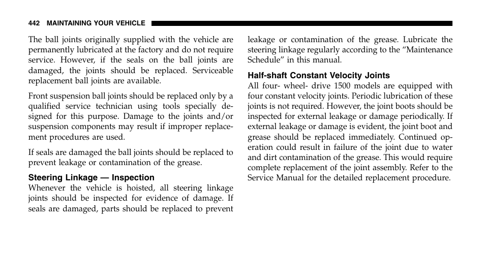 Dodge 2006  Ram Pickup 2500 User Manual | Page 442 / 536