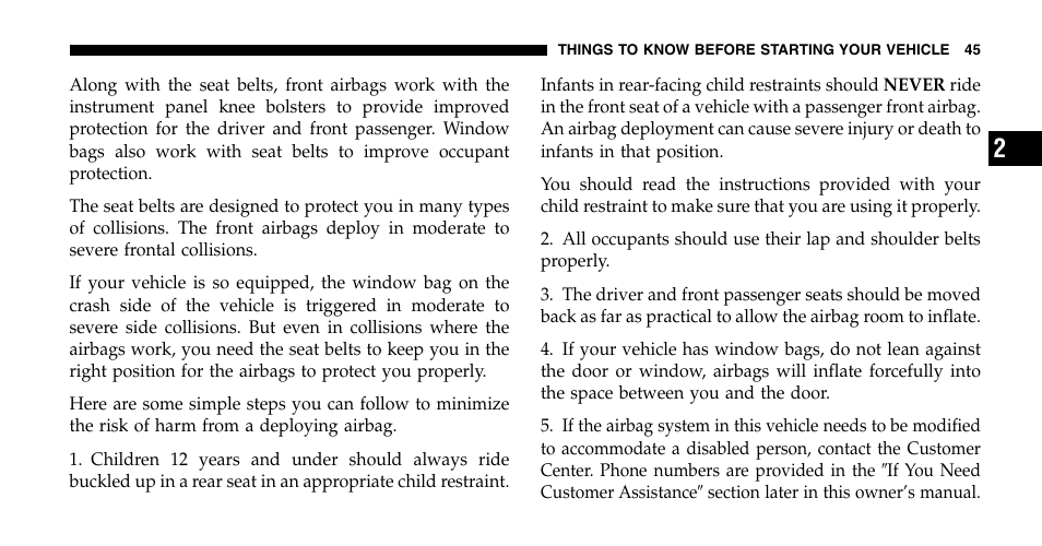 Dodge 2006  Ram Pickup 2500 User Manual | Page 45 / 536