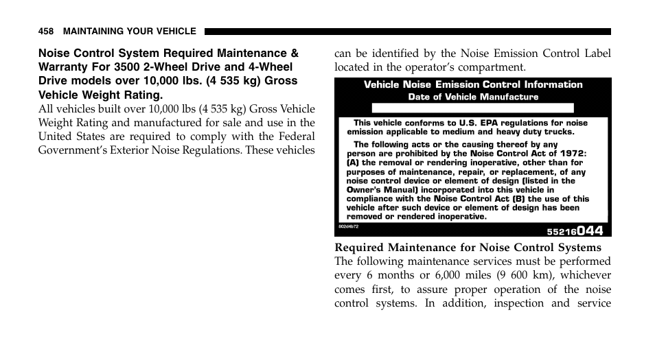 Dodge 2006  Ram Pickup 2500 User Manual | Page 458 / 536