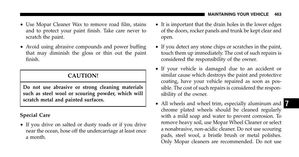 Dodge 2006  Ram Pickup 2500 User Manual | Page 463 / 536