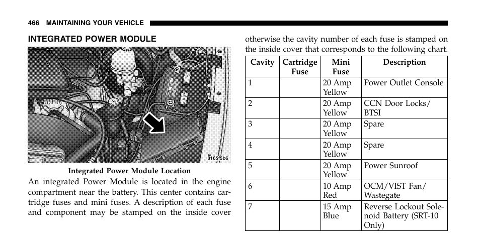 Dodge 2006  Ram Pickup 2500 User Manual | Page 466 / 536