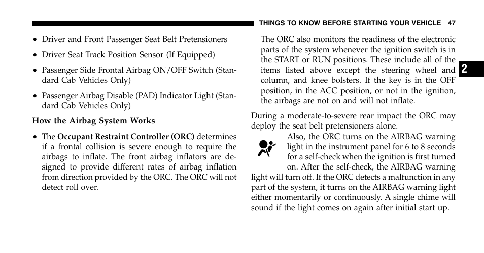 Dodge 2006  Ram Pickup 2500 User Manual | Page 47 / 536