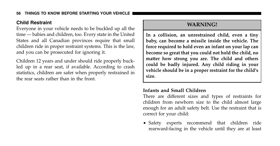 Dodge 2006  Ram Pickup 2500 User Manual | Page 56 / 536