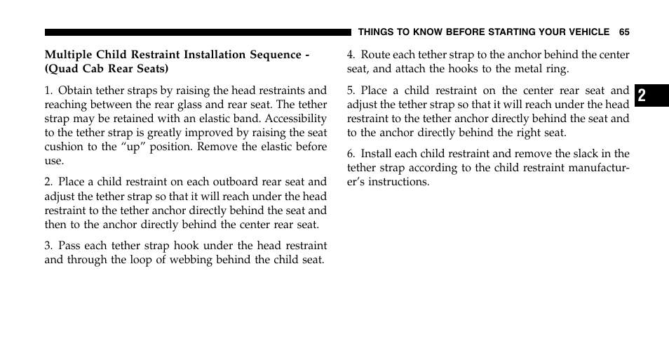 Dodge 2006  Ram Pickup 2500 User Manual | Page 65 / 536