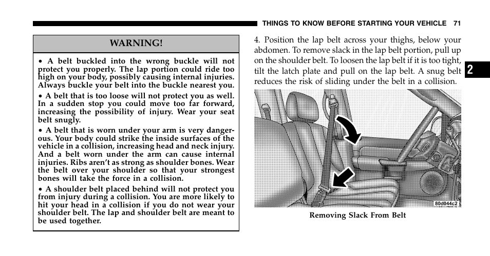 Dodge 2006  Ram Pickup 2500 User Manual | Page 71 / 536