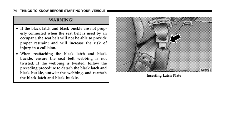 Dodge 2006  Ram Pickup 2500 User Manual | Page 74 / 536