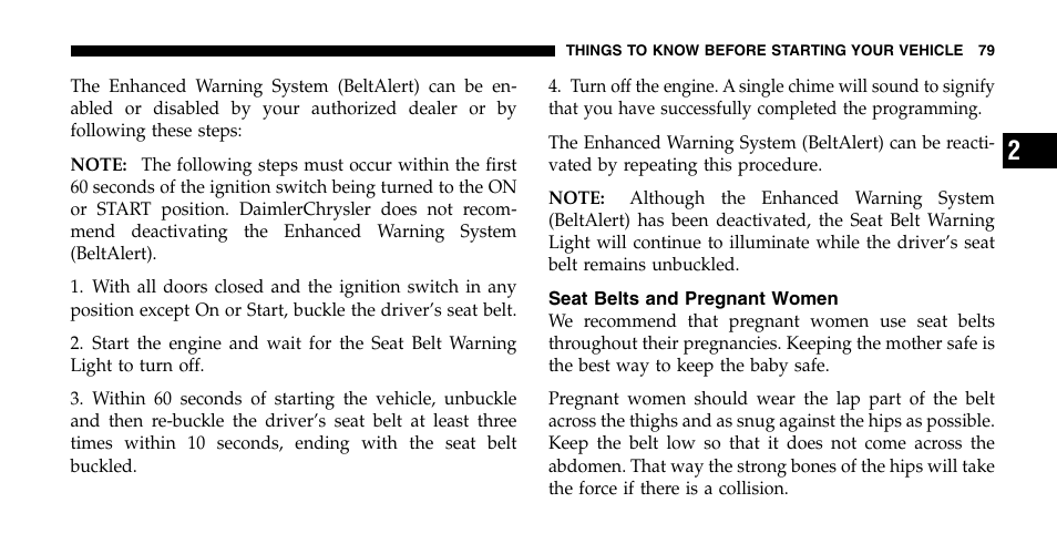 Dodge 2006  Ram Pickup 2500 User Manual | Page 79 / 536