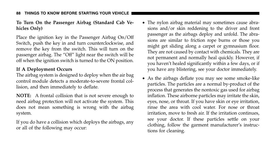 Dodge 2006  Ram Pickup 2500 User Manual | Page 88 / 536