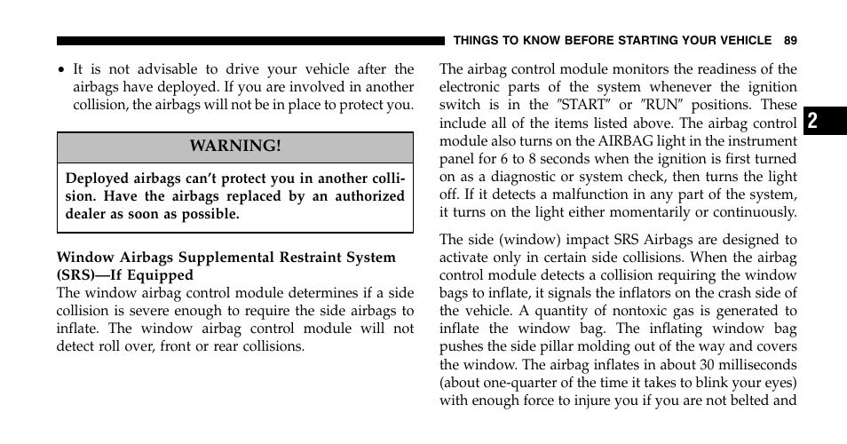 Dodge 2006  Ram Pickup 2500 User Manual | Page 89 / 536