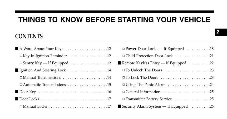 Dodge 2006  Ram Pickup 2500 User Manual | Page 9 / 536