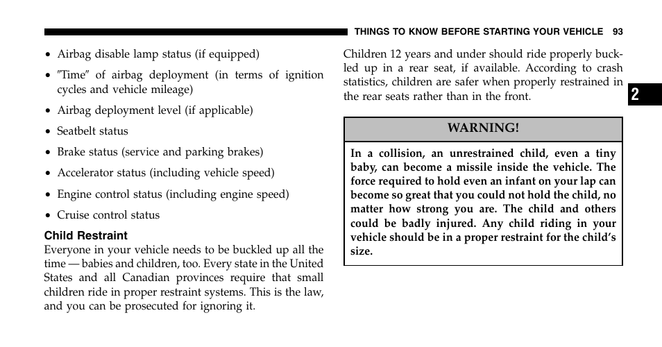 Dodge 2006  Ram Pickup 2500 User Manual | Page 93 / 536