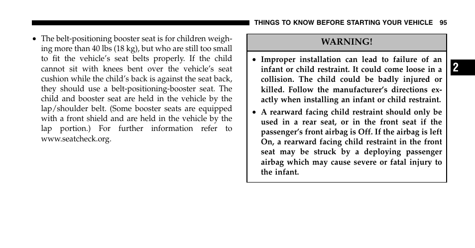 Dodge 2006  Ram Pickup 2500 User Manual | Page 95 / 536