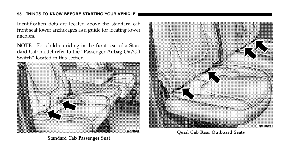 Dodge 2006  Ram Pickup 2500 User Manual | Page 98 / 536