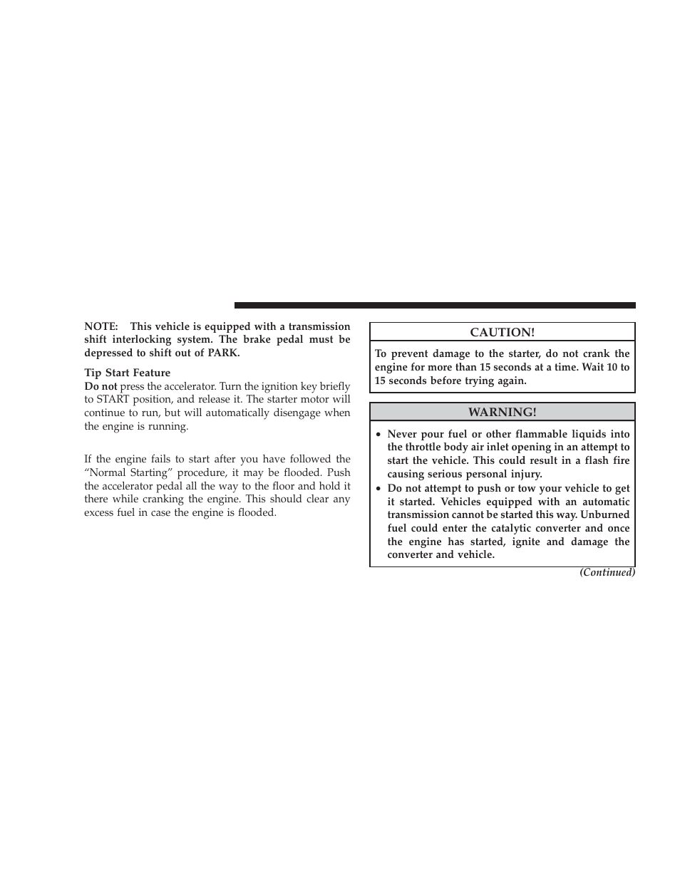 If engine fails to start | Dodge 2009 Ram Chassis Cab User Manual | Page 224 / 429