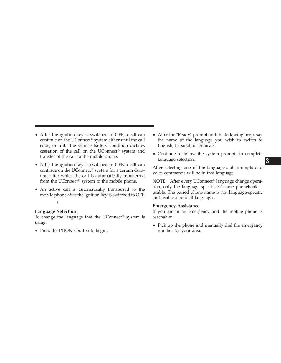 Uconnect system features | Dodge 2009 Journey User Manual | Page 107 / 523