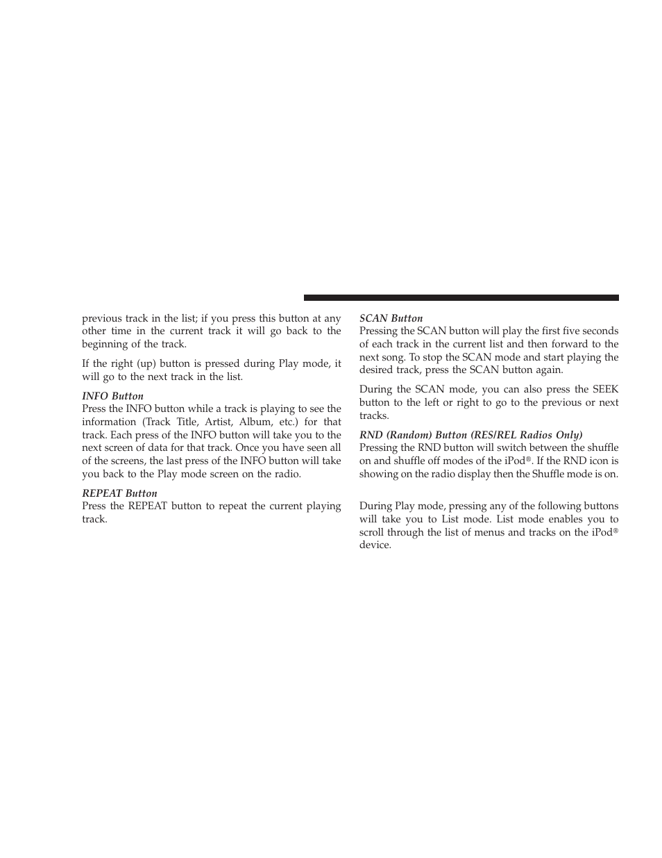 List or browse mode | Dodge 2009 Journey User Manual | Page 282 / 523