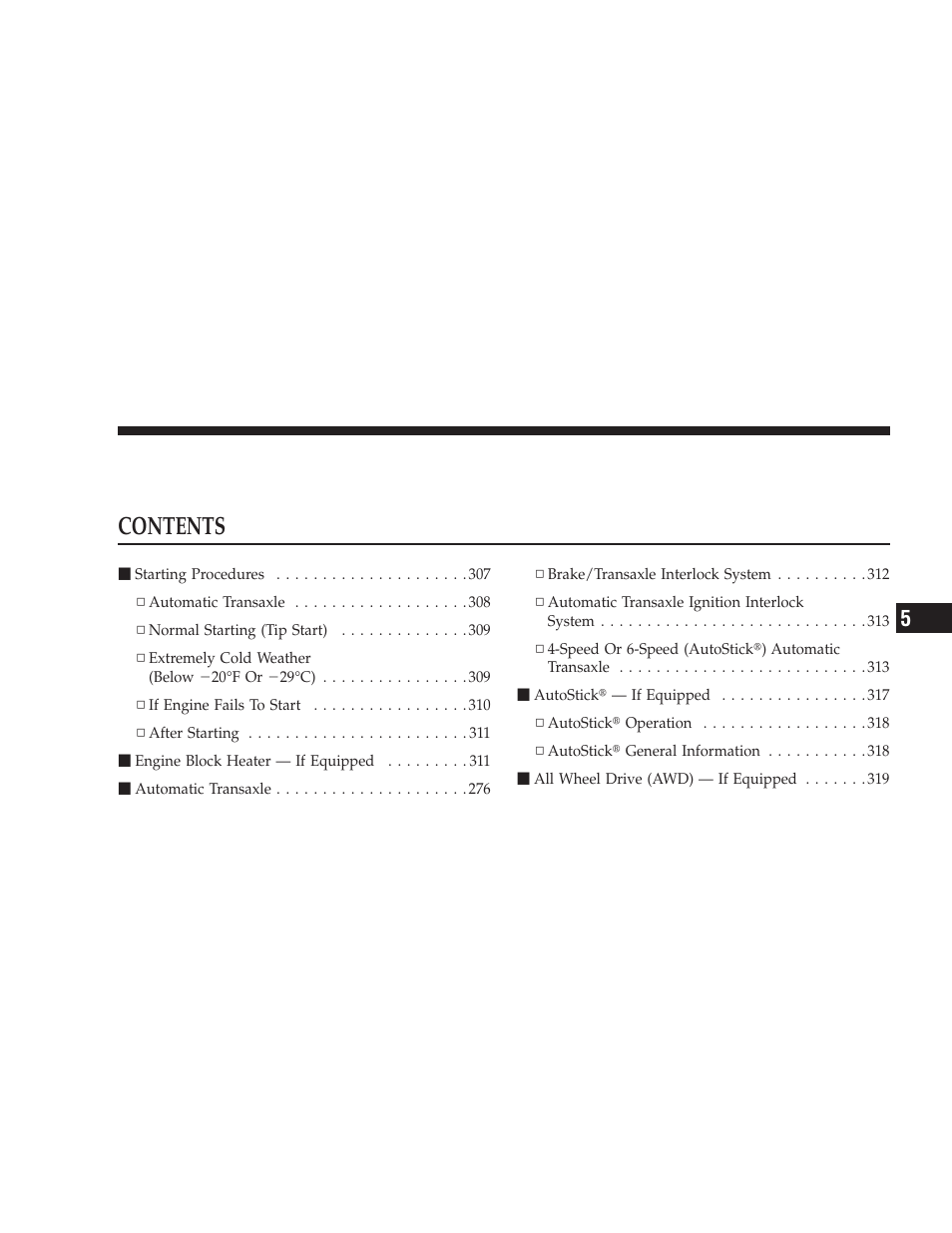 Dodge 2009 Journey User Manual | Page 305 / 523