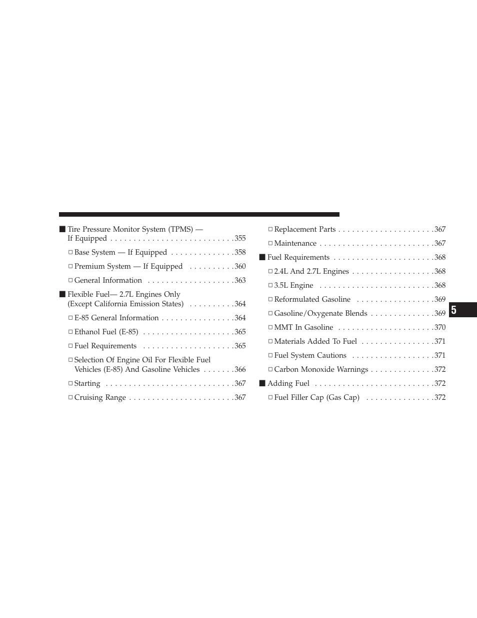 Dodge 2009 Journey User Manual | Page 307 / 523