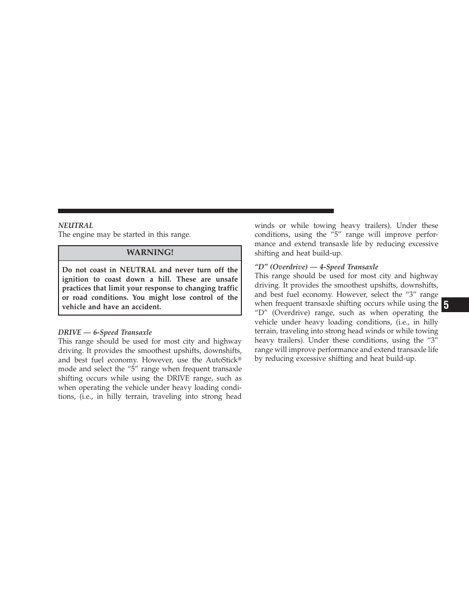 Dodge 2009 Journey User Manual | Page 317 / 523