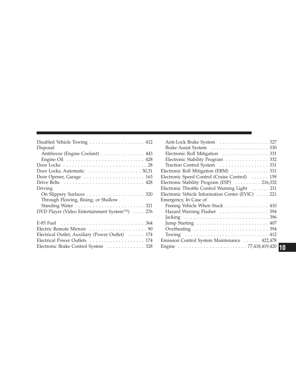 Dodge 2009 Journey User Manual | Page 503 / 523