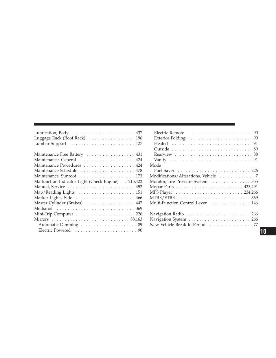 Dodge 2009 Journey User Manual | Page 511 / 523