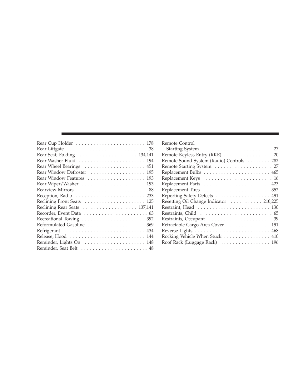 Dodge 2009 Journey User Manual | Page 514 / 523
