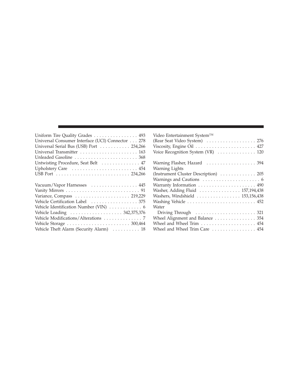 Dodge 2009 Journey User Manual | Page 520 / 523