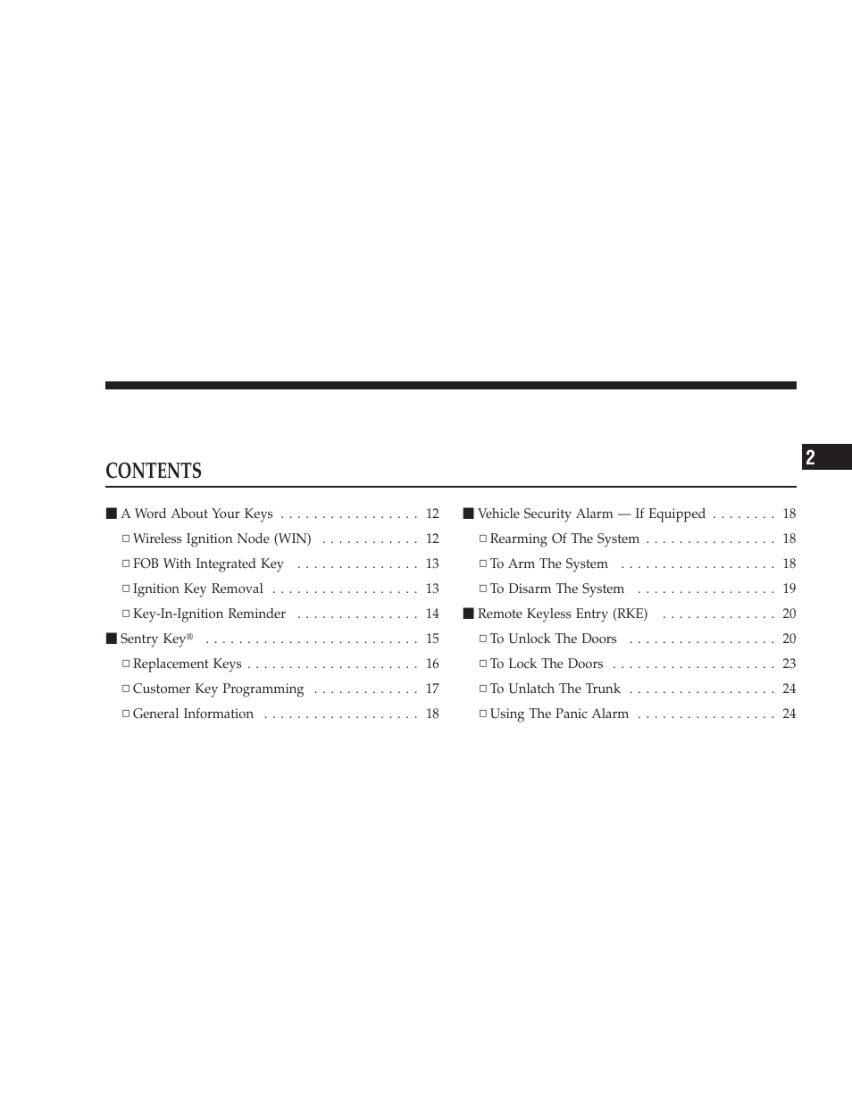 Dodge 2009 Charger User Manual | Page 11 / 484