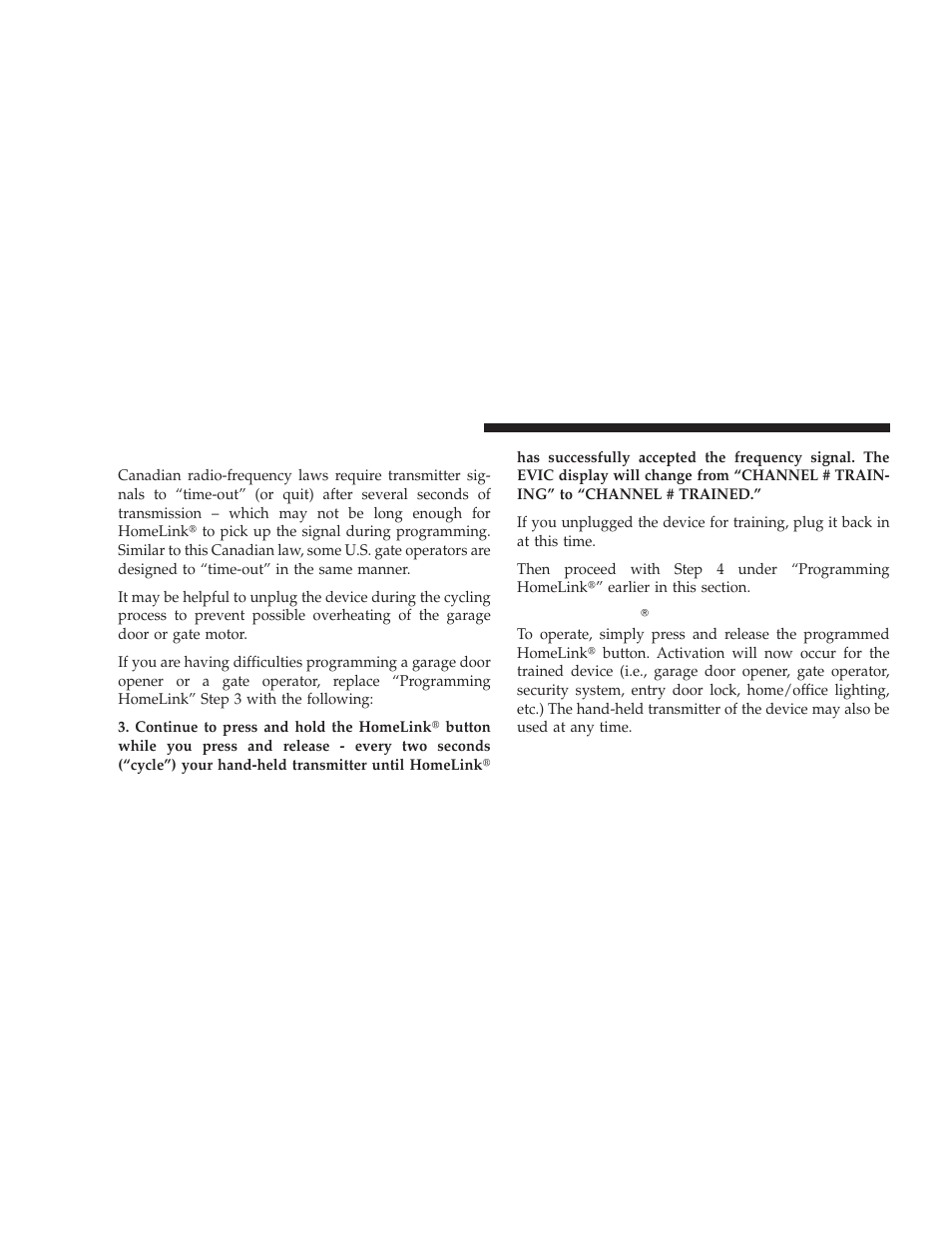 Gate operator/canadian programming, Using homelink | Dodge 2009 Charger User Manual | Page 152 / 484