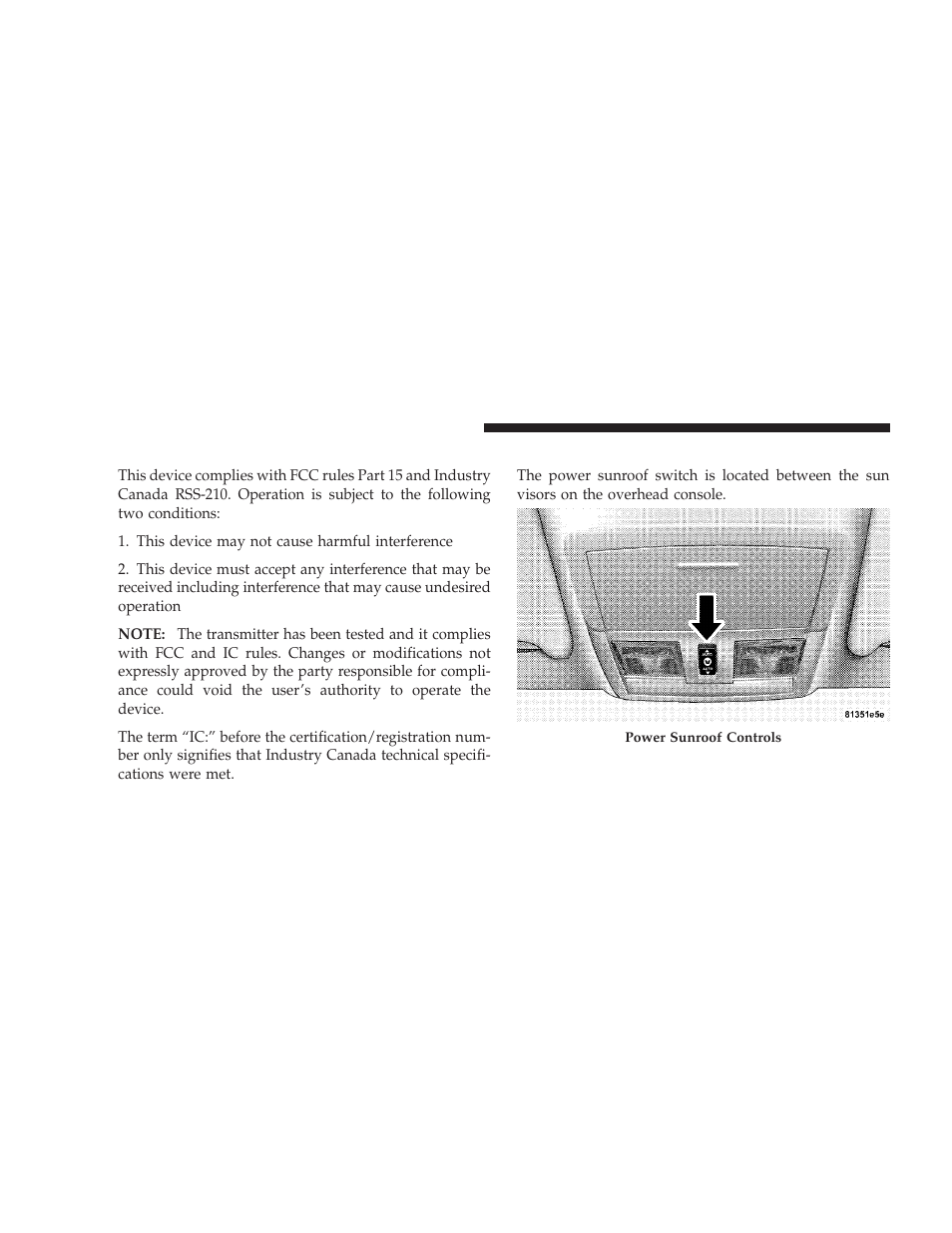 General information, Power sunroof - if equipped, Power sunroof — if equipped | Dodge 2009 Charger User Manual | Page 154 / 484