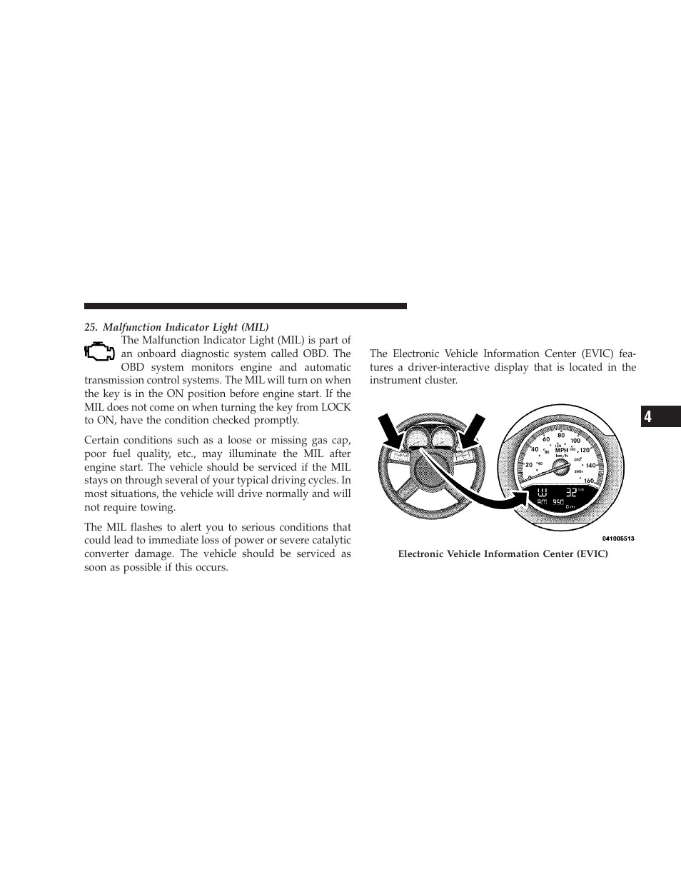 Electronic vehicle information center (evic), If equipped | Dodge 2009 Charger User Manual | Page 185 / 484