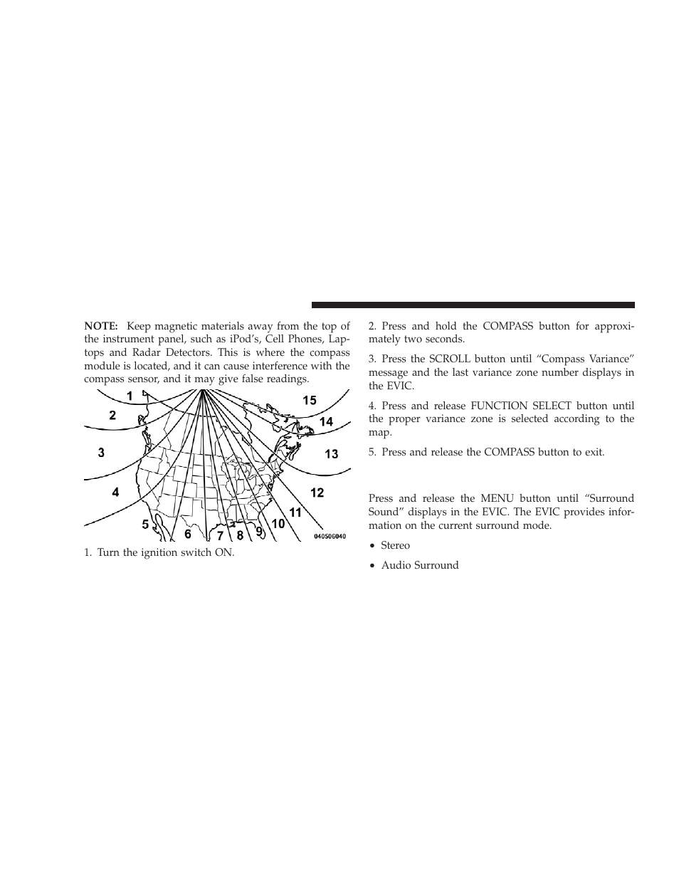 Driver-selectable surround sound (dss) – if, Equipped | Dodge 2009 Charger User Manual | Page 194 / 484