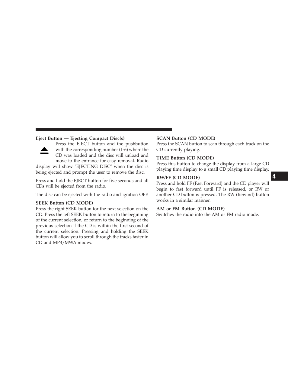 Dodge 2009 Charger User Manual | Page 209 / 484